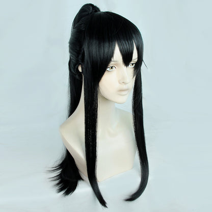 Kaiju No. 8 Mina Ashiro Black Cosplay Wig