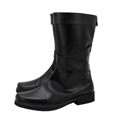 Valorant Omen Black Shoes Cosplay Boots