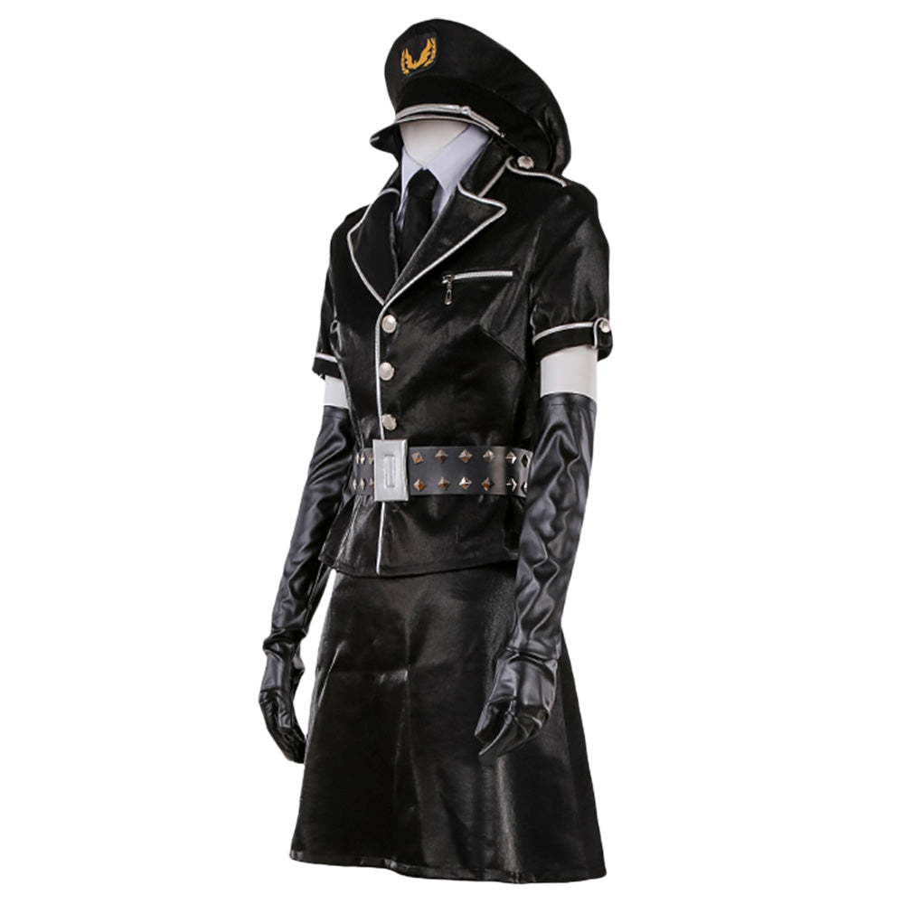 Persona 5: Dancing Star Night Joker Protagonist Akira Kurusu Ren Amamiya Female Punishment Cop Cosplay Costume