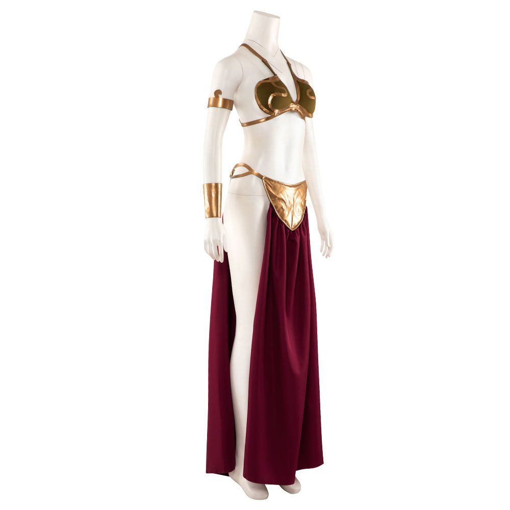 [in stock]Star Wars Princess Leia Slave Girl Cosplay Costume