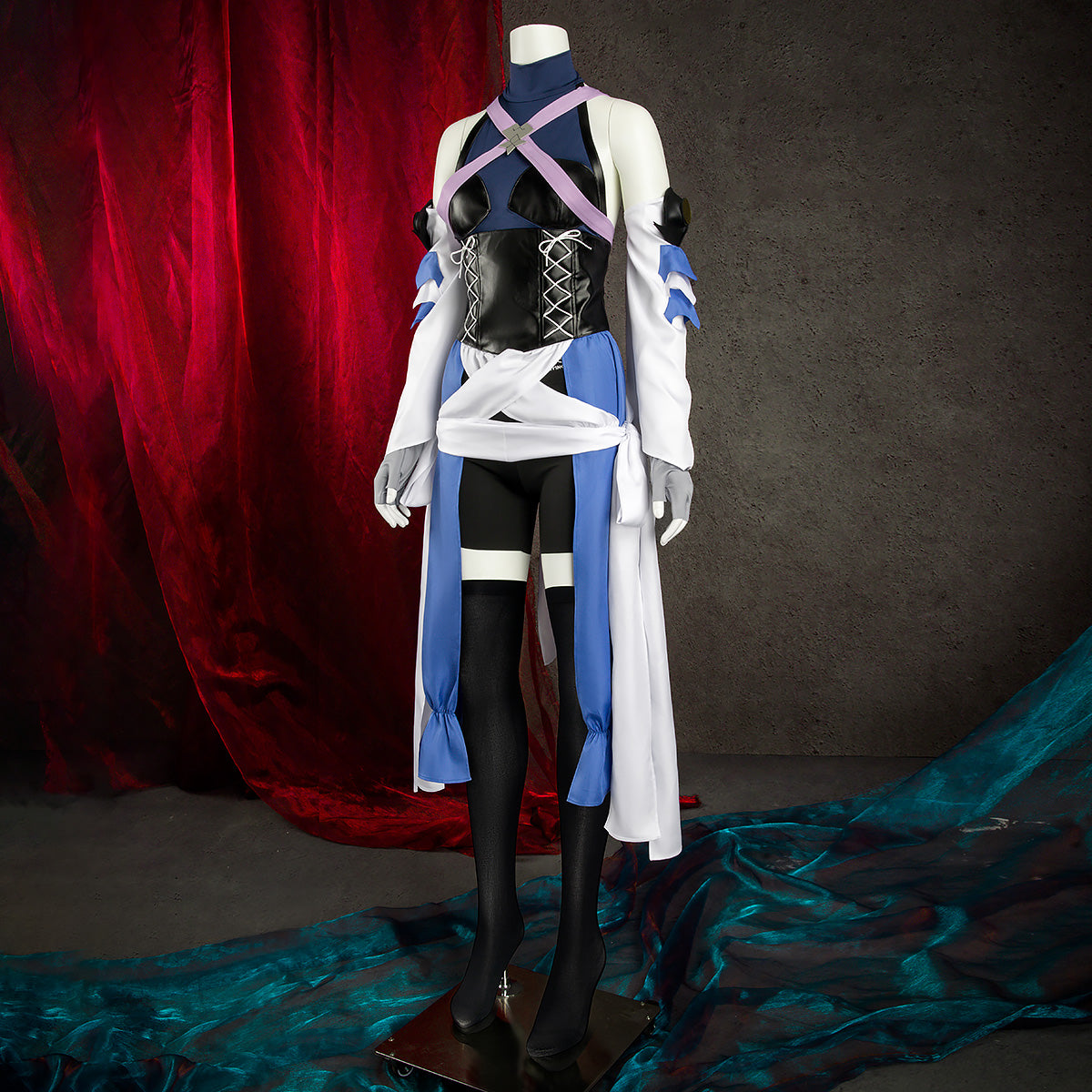 Kingdom Hearts Birth By Sleep Aqua Cosplay Costume