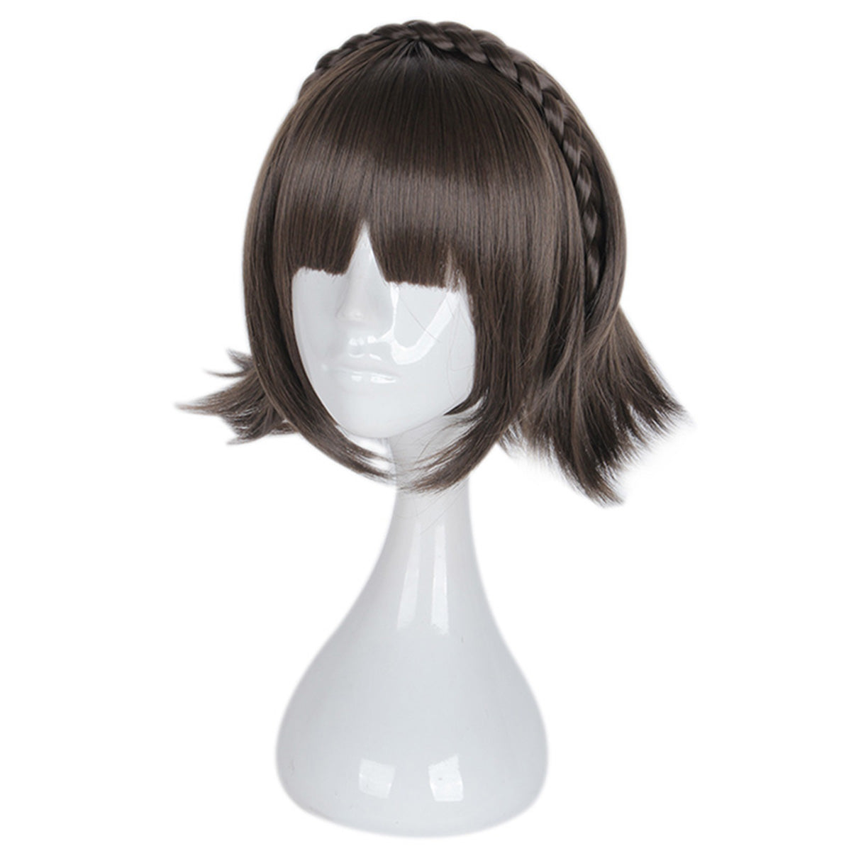 Persona 5 Makoto Niijima Brown Cosplay Wig - B Edition