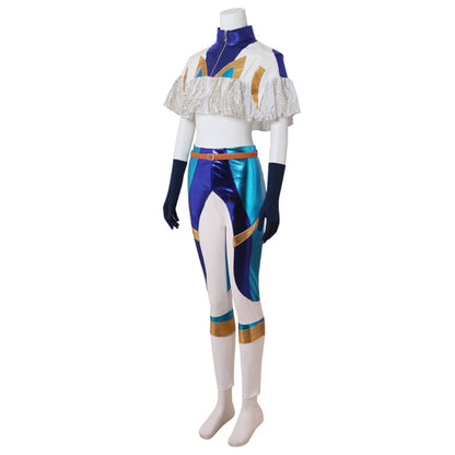 League of Legends LOL True Damage Qiyana Prestige Edition Cosplay Costume