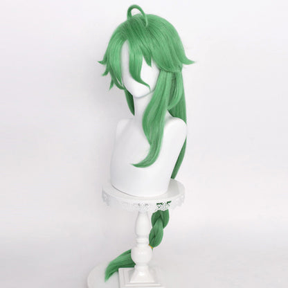 Genshin Impact Baizhu Green Cosplay Wig