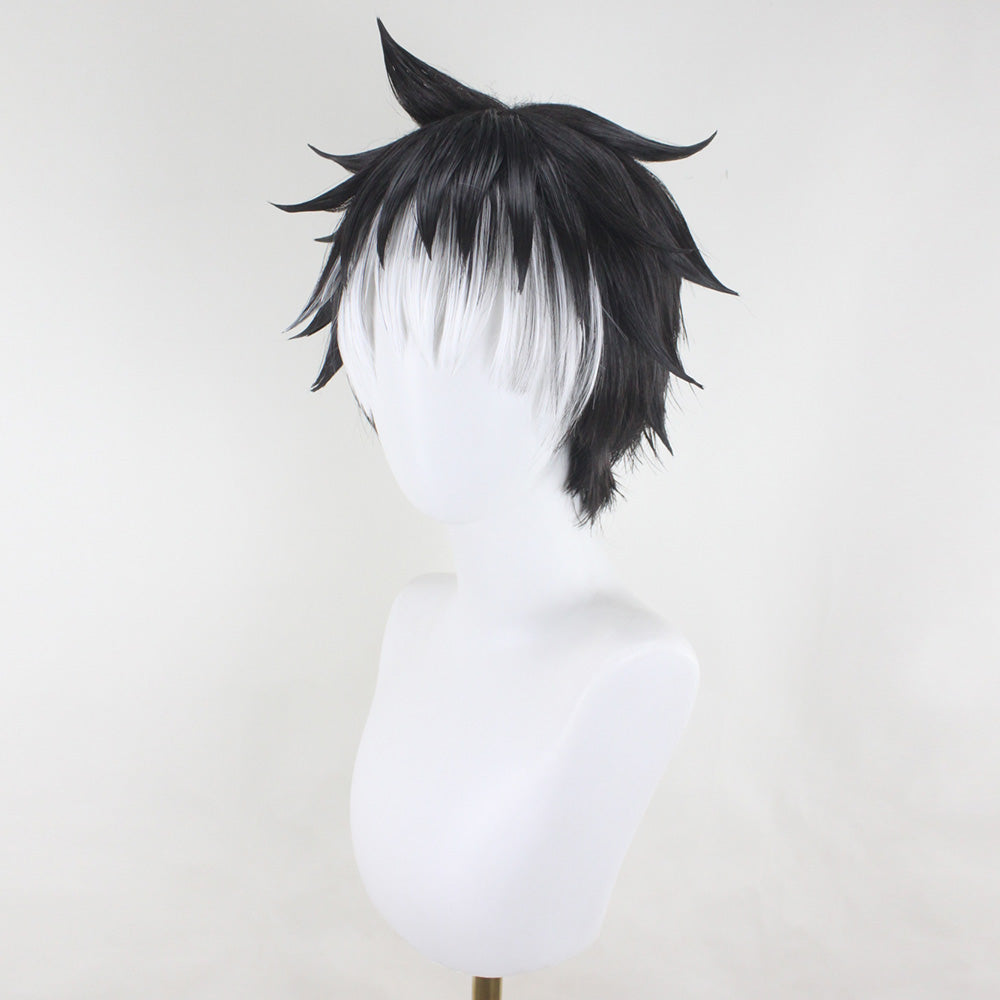 Kaiju No.8 Gen Narumi Black Cosplay Wig