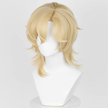 [in stock]Honkai: Star Rail Aventurine Gold Cosplay Wig