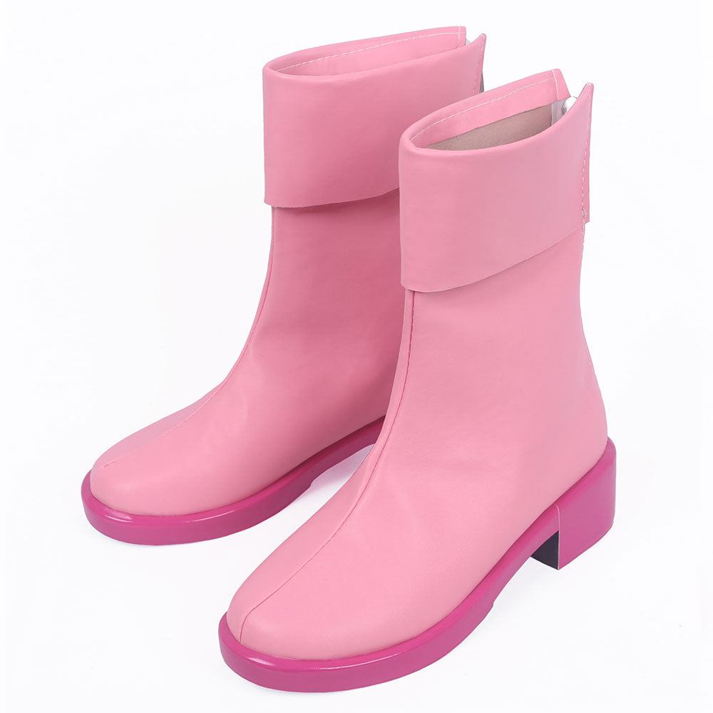 One Piece Tashigi Pink Shoes Cosplay Boots