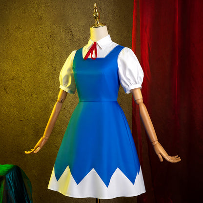 Touhou Project Ice Fairy Cirno Cosplay Costume