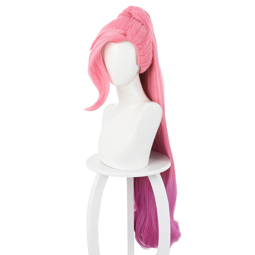 League Of Legends LOL K/DA ALL OUT Seraphine Indie Pink Cosplay Wig