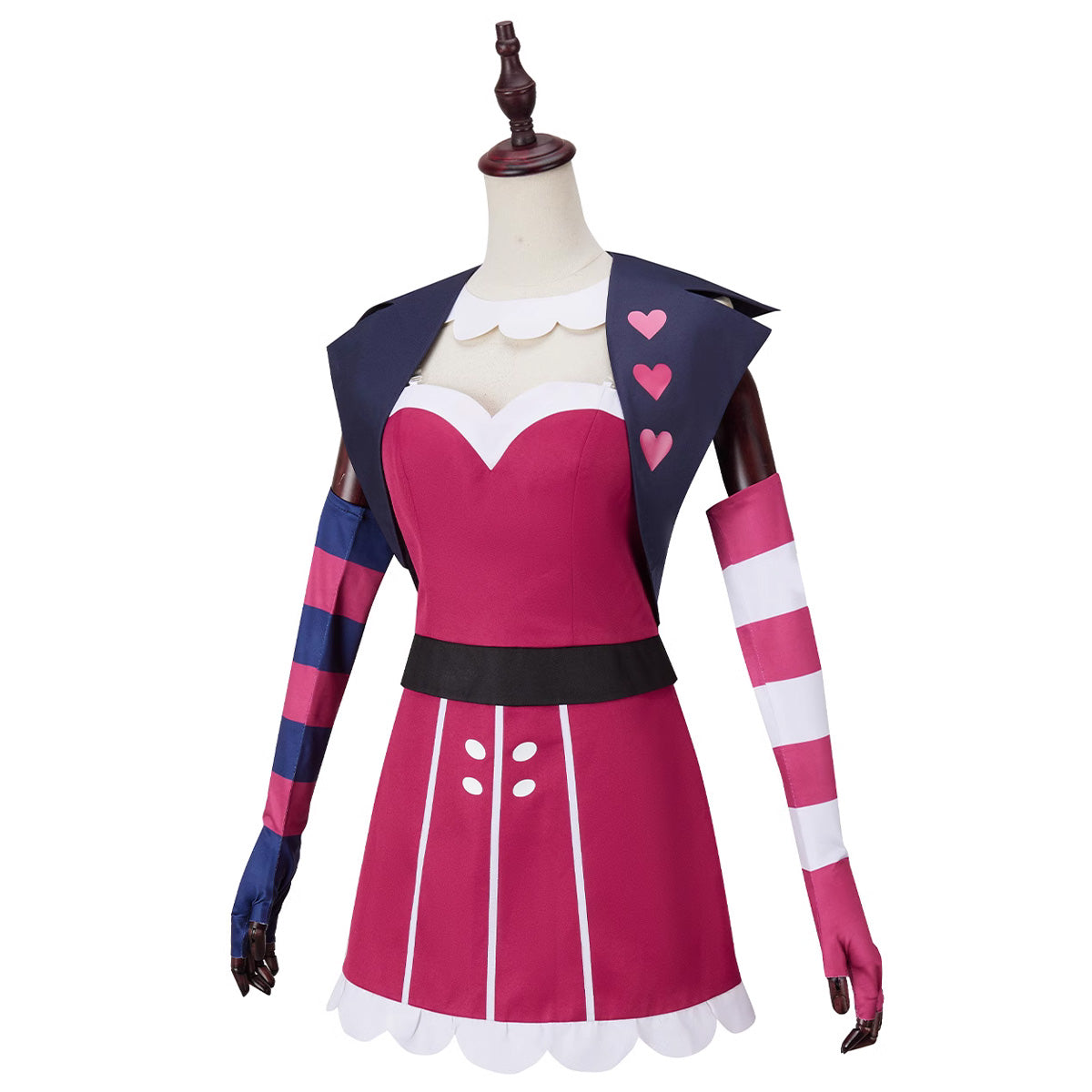 Hazbin Hotel Velvette Pink Dress Cosplay Costume