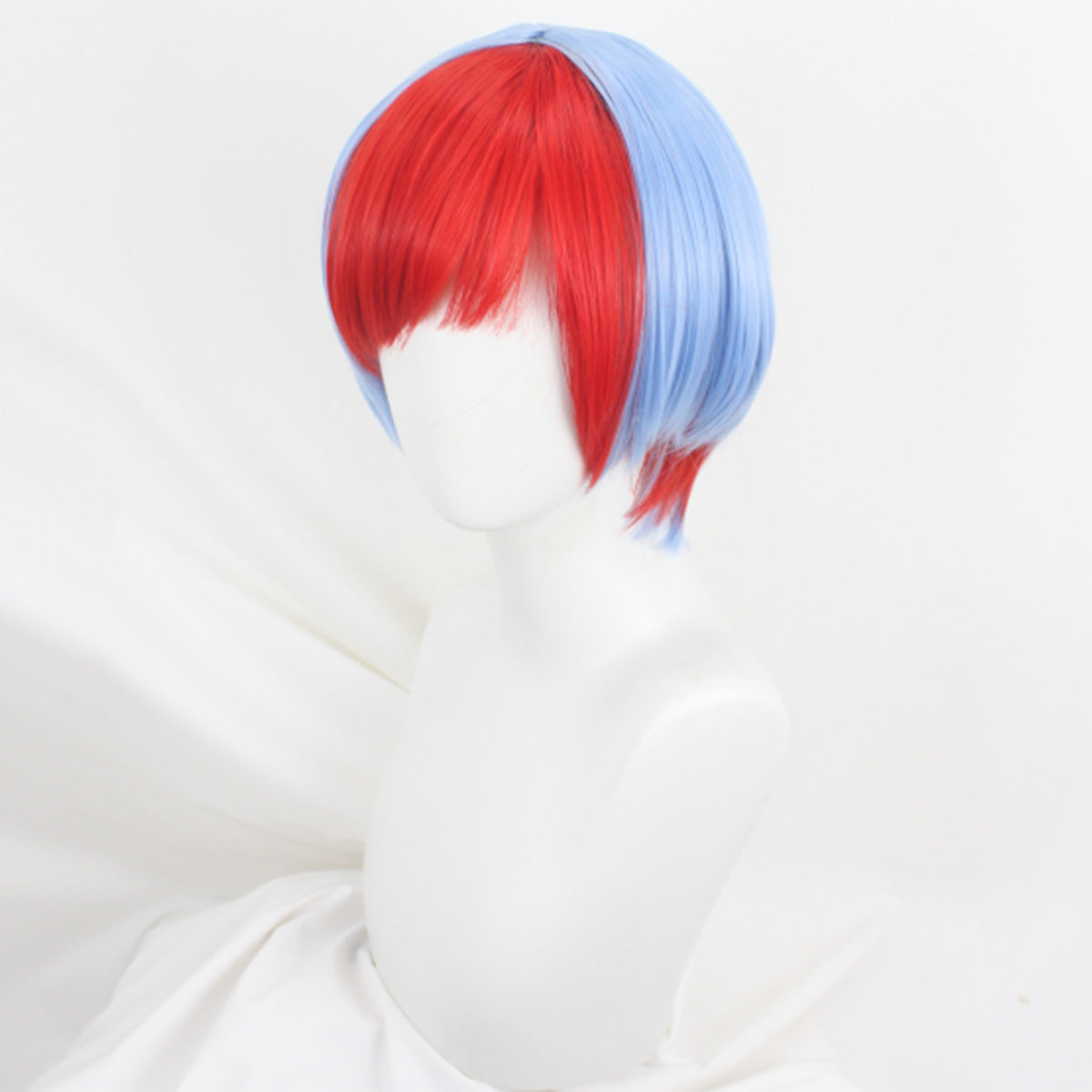 [In stock]PM PM Scarlet and Violet Penny Blue Red Cosplay Wig