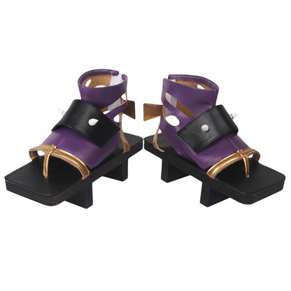 Genshin Impact Arataki Itto Purple Cosplay Shoes