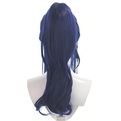 League of Legends LOL Arcane Caitlyn Blue Cosplay Wig