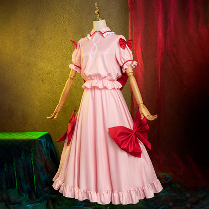 Touhou Project Vampire Remilia Scarlet Pink Cosplay Costume