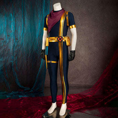 X-men Lucas Bishop Deep Blue Cosplay Costumes