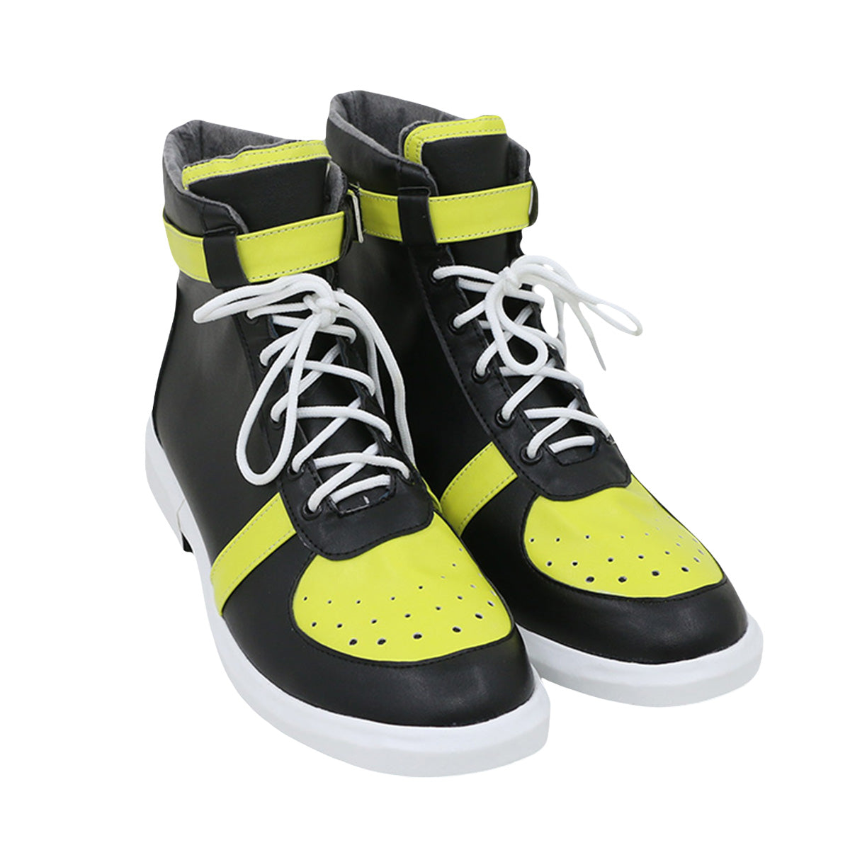 Xenoblade Chronicles 3 Eunie Black Yellow Cosplay Shoes