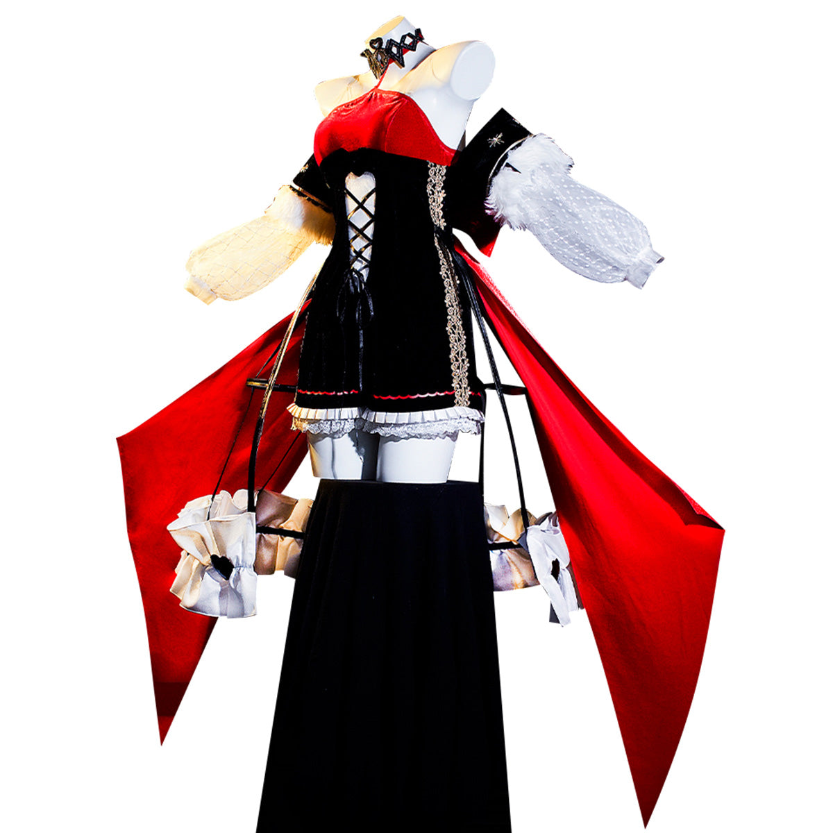 Path to Nowhere Queen of Hearts Hella Cosplay Costume