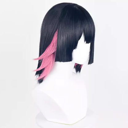 Zenless Zone Zero Victoria Housekeeping Ellen Black Pink Cosplay Wig