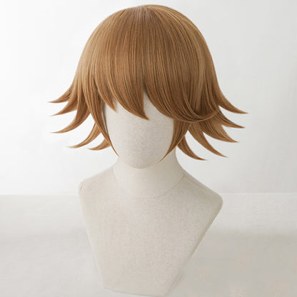 Danganronpa: Trigger Happy Havoc Chihiro Fujisaki Brown Cosplay Wig