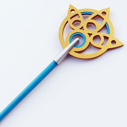 Final Fantasy X FF10 Yuna Staff Cosplay Weapon Prop