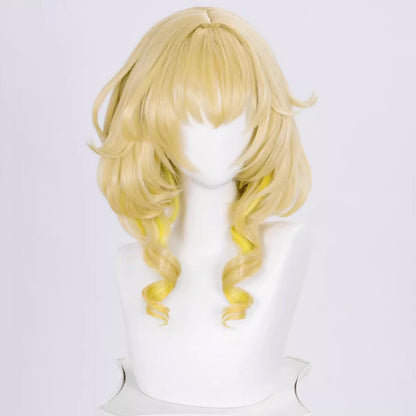 Honkai: Star Rail Saga of Heroes Aglaea Golden Cosplay Wig