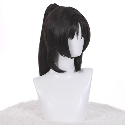 Zenless Zone Zero Nekomiya Mana Black Cosplay Wig