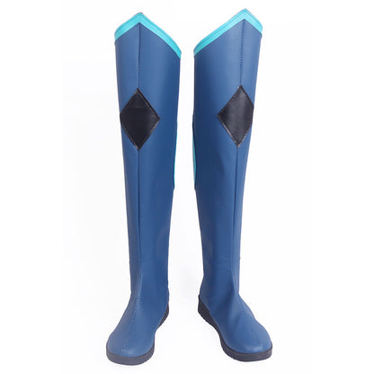 The Dragon Prince Rayla Blue Green Shoes Cosplay Boots