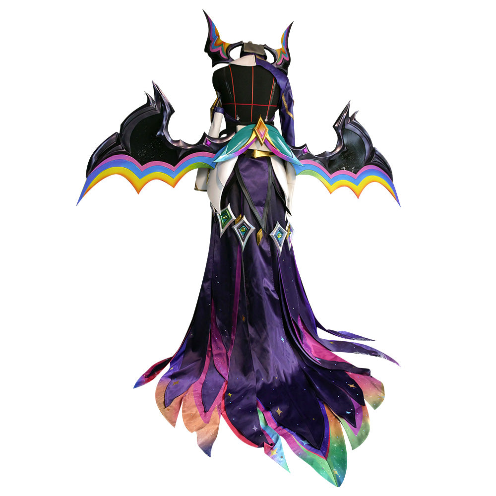 League of Legends LOL Star Guardian Morgana Star Nemesis Premium Edtion (Include Wings, Shoes, Wig) Cosplay Costume