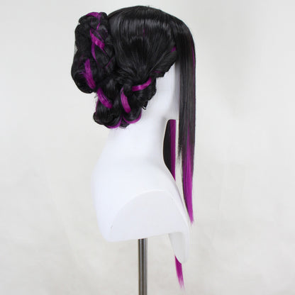 Tekken 8 Zafina Purple Cosplay Wig