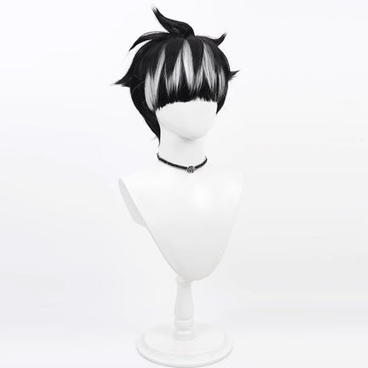 Kaiju No.8 Gen Narumi Black Cosplay Wig