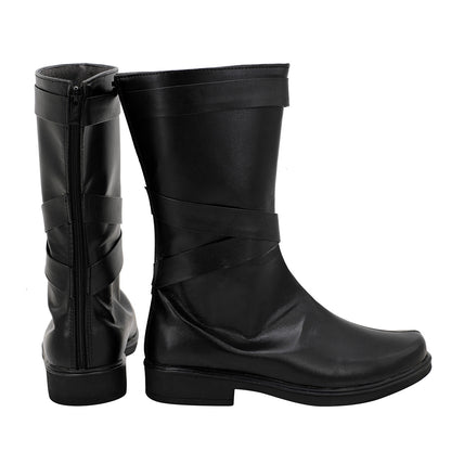 Valorant Omen Black Shoes Cosplay Boots