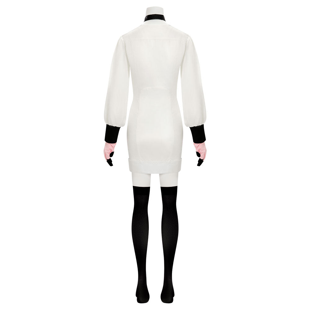 Cyberpunk: Edgerunners Ending Theme Let You Down White Cosplay Costume