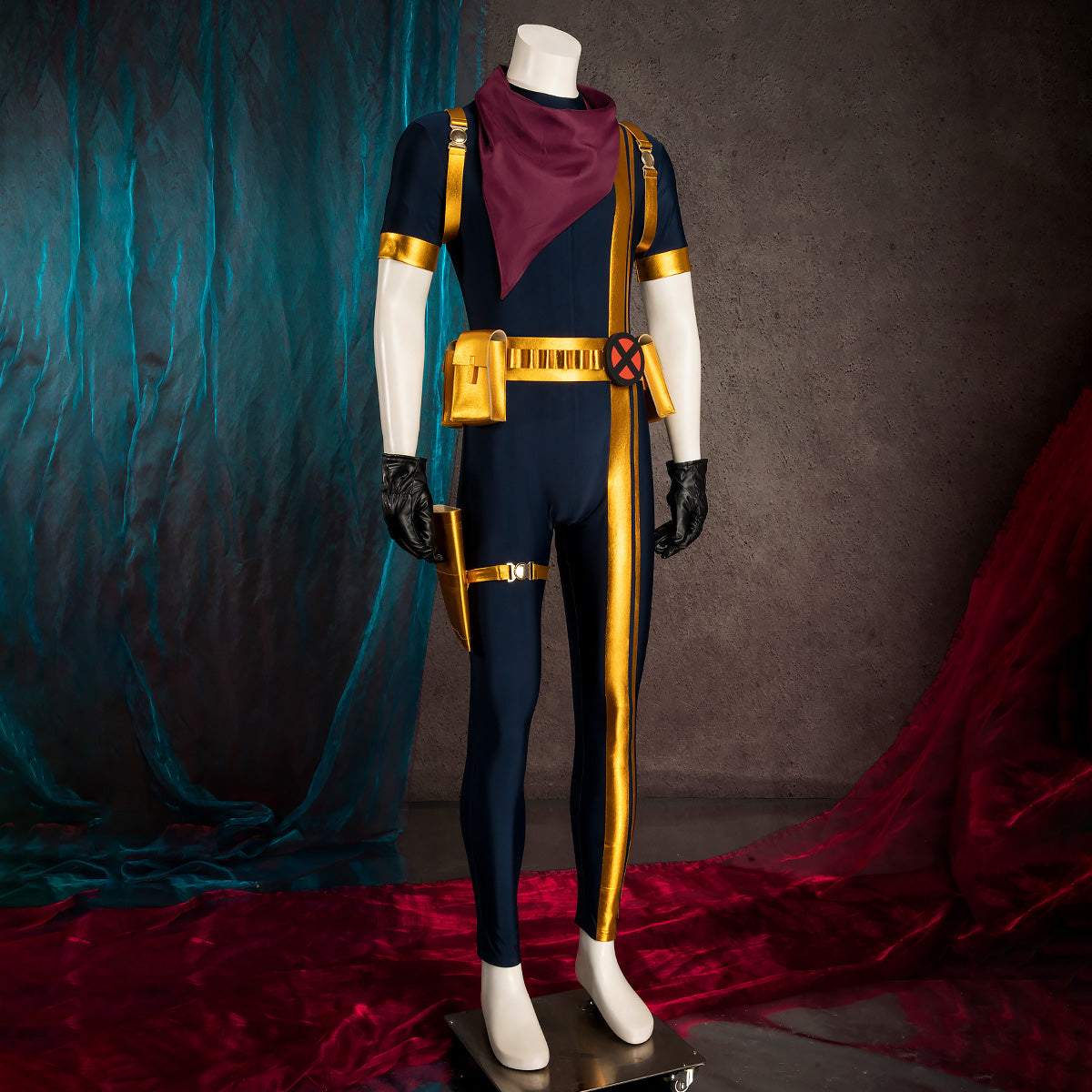 X-men Lucas Bishop Deep Blue Cosplay Costumes