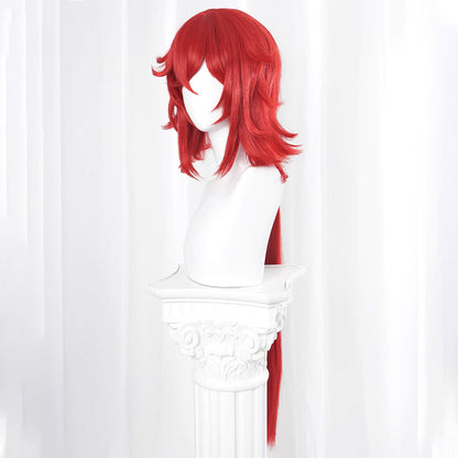 Honkai: Star Rail The Shacklebound Caterina Red Cosplay Wig