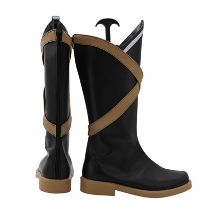Arknights Texas Hiver Noir Cosplay Chaussures