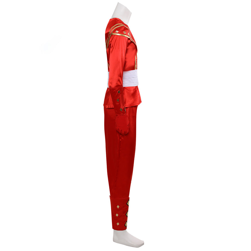 Power Rangers Red Ninjetti Ranger Red Ninja Ranger Cosplay Costume