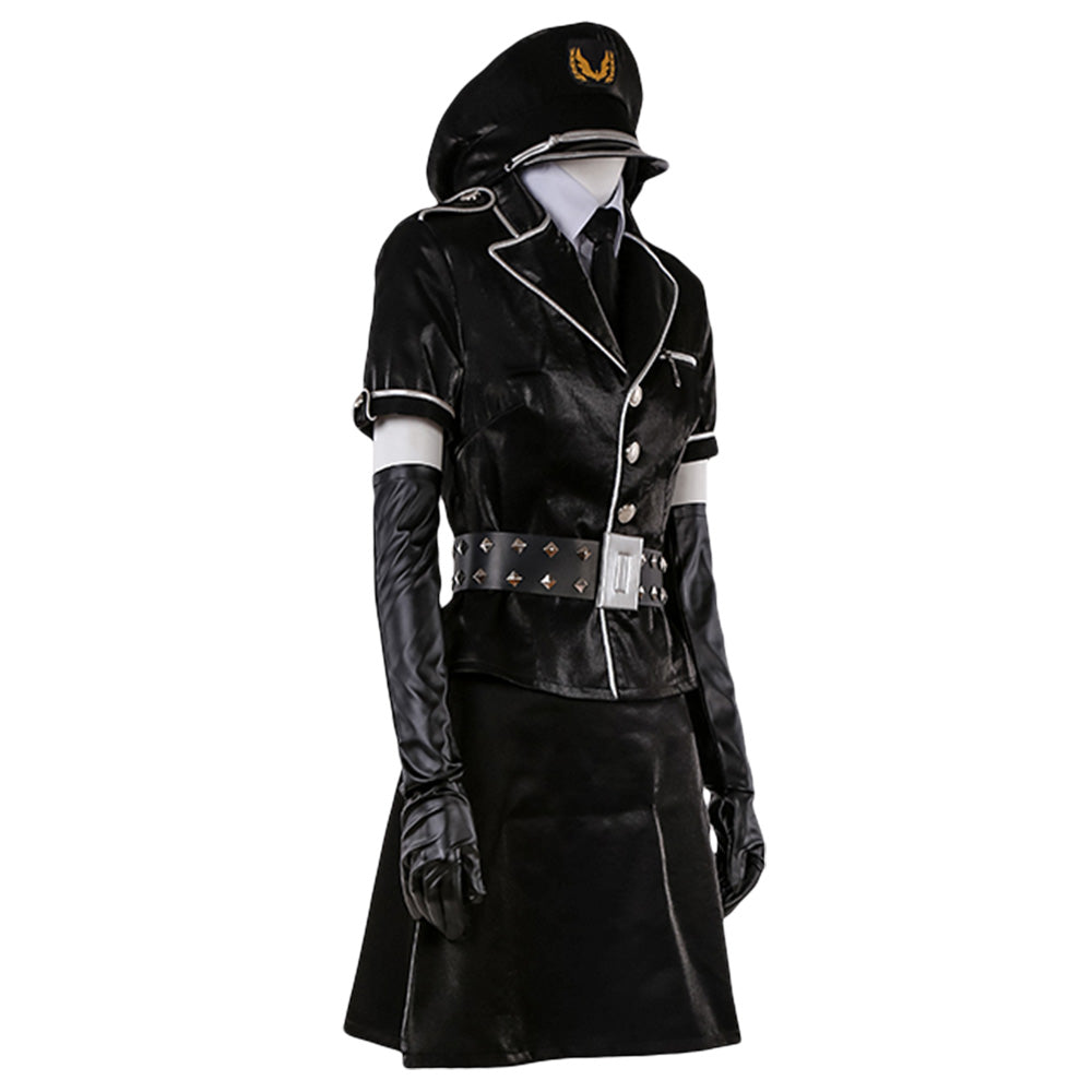 Persona 5: Dancing Star Night Joker Protagonist Akira Kurusu Ren Amamiya Female Punishment Cop Cosplay Costume