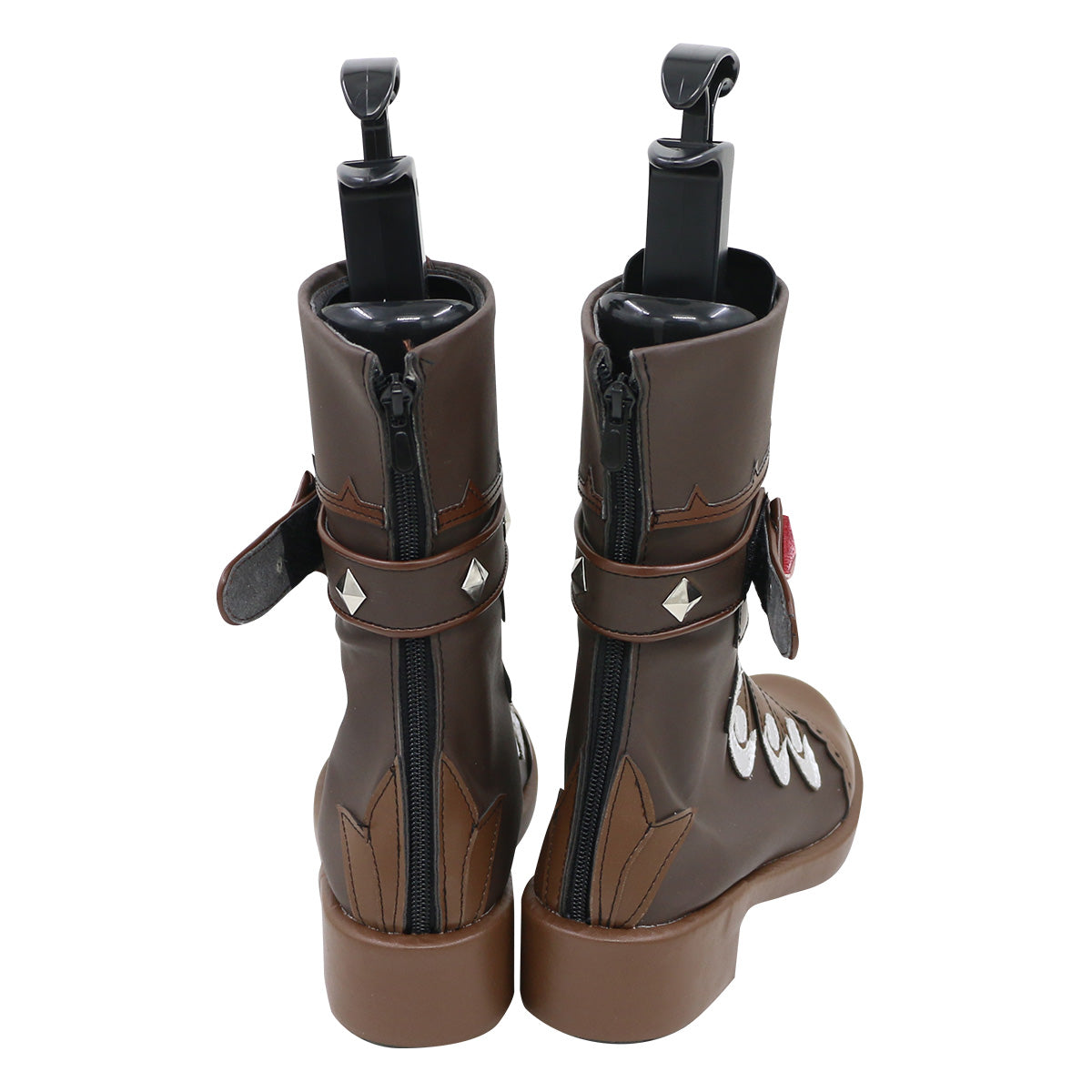 Genshin Impact Diluc Brown Shoes Cosplay Boots