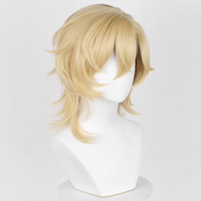 [in stock]Honkai: Star Rail Aventurine Gold Cosplay Wig