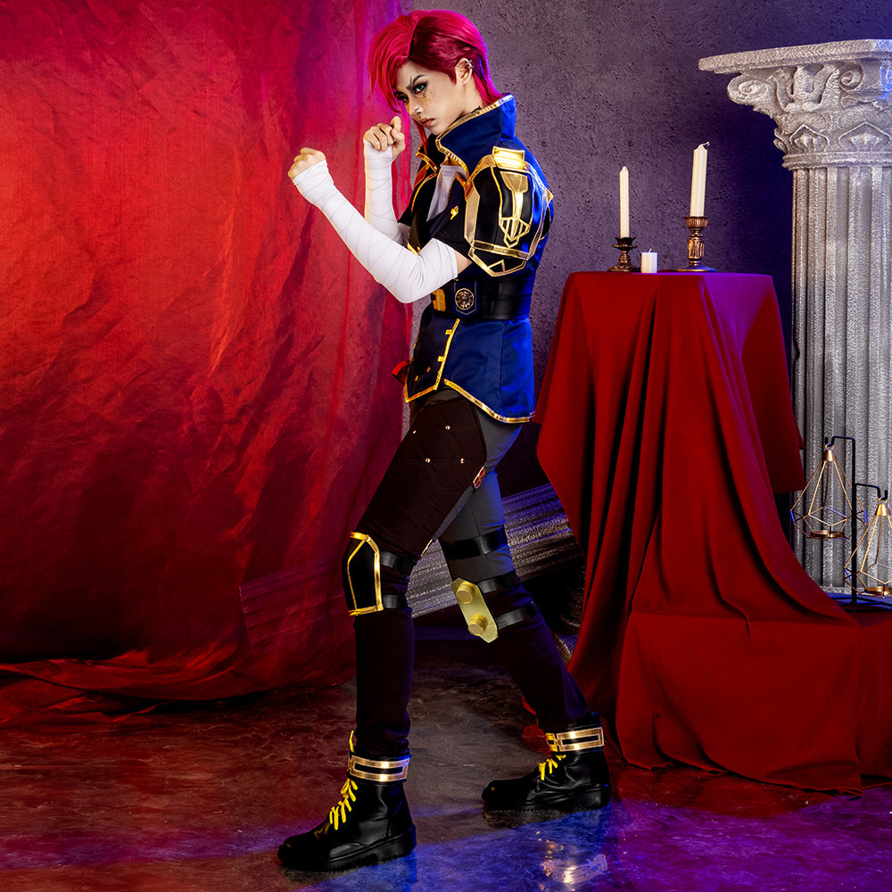 [In stock]Arcane Season 2 League of Legends LOL Vi Cosplay Costume