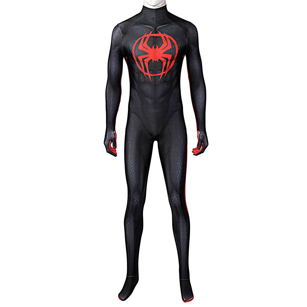 Marvel Spider-Man: Across The Spider-Verse Miles Morales Jumpsuit Zentai Cosplay Costume