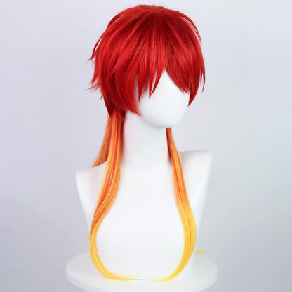 Wind Breaker Chika Takiishi Red Yellow Cosplay Wig