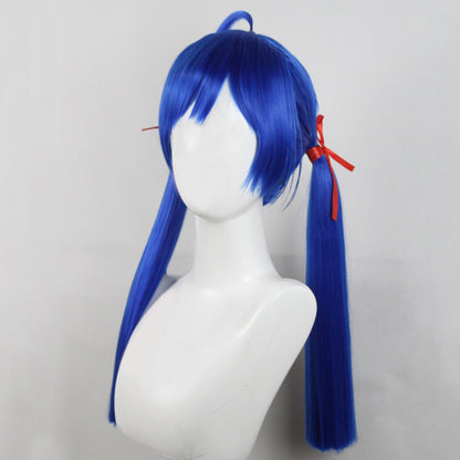 Garou Mark of the Wolves King of Fighters Hotaru Futaba Blue Cosplay Wig