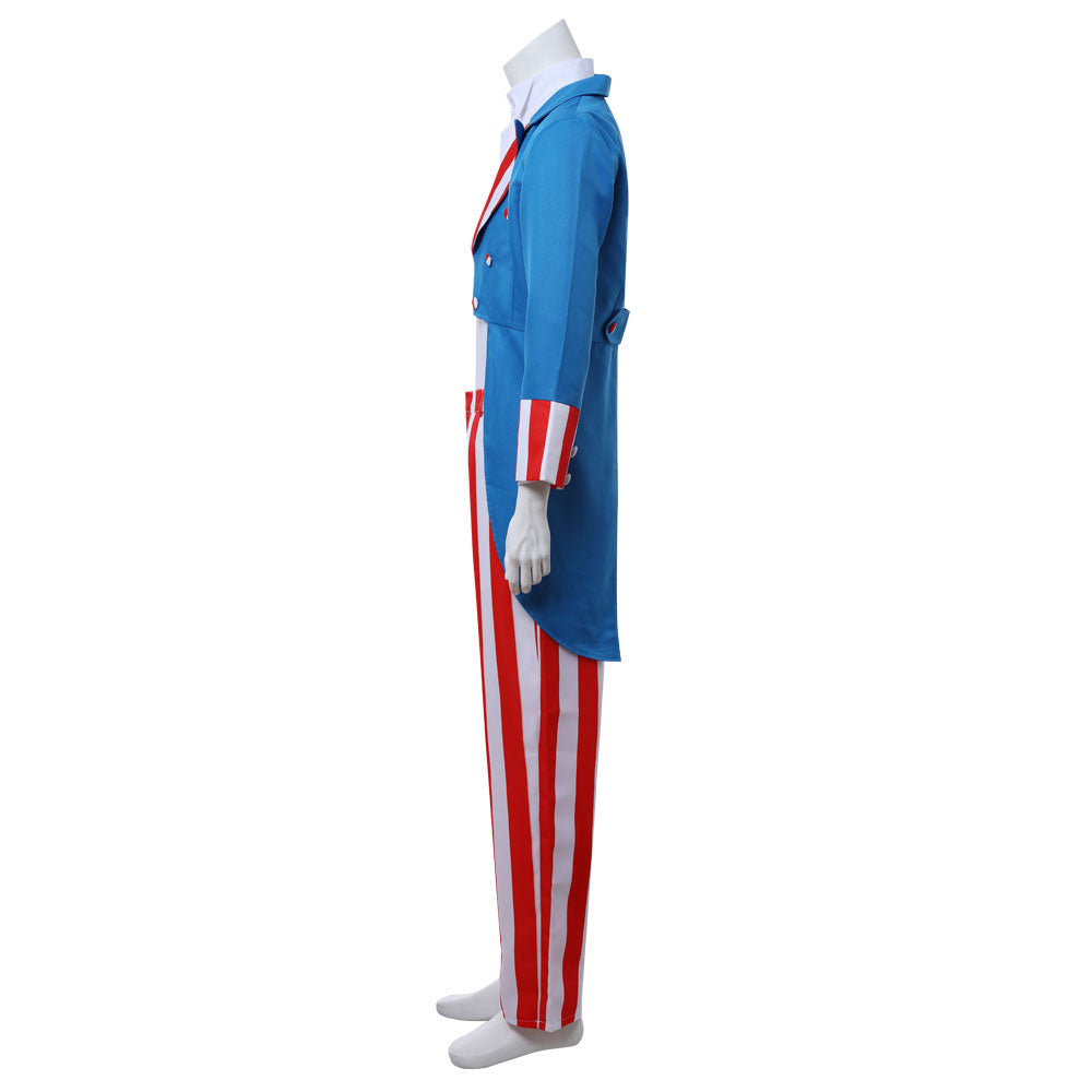 The Purge 3 : Election Year Uncle Sam Halloween Cosplay Costume