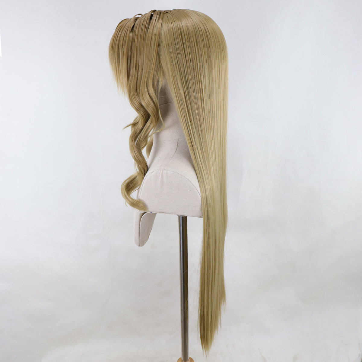 Final Fantasy VII Rebirth FF7R Aerith Gainsborough Loveless Brown Cosplay Wig