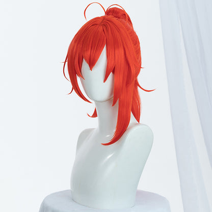 Genshin Impact Diluc C Edition Cosplay Wig