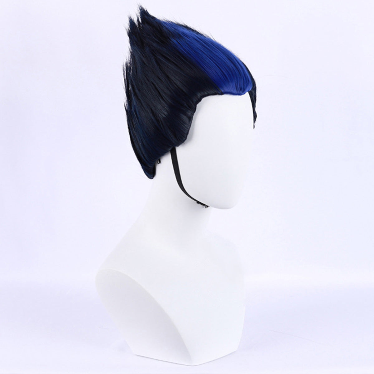 Valorant Yoru Black Blue Cosplay Wig