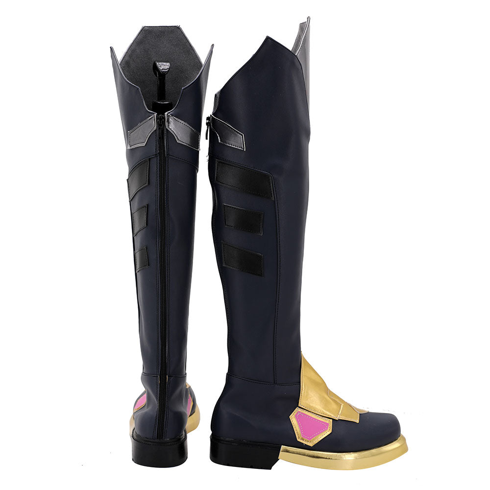 Valorant Reyna Black Cosplay Boots