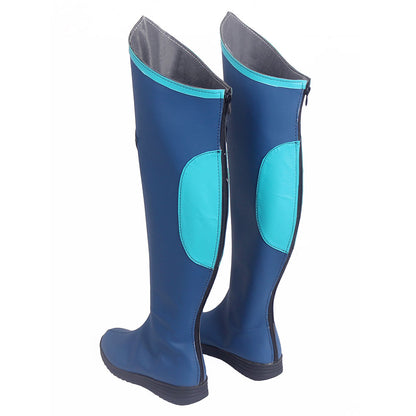 The Dragon Prince Rayla Blue Green Shoes Cosplay Boots