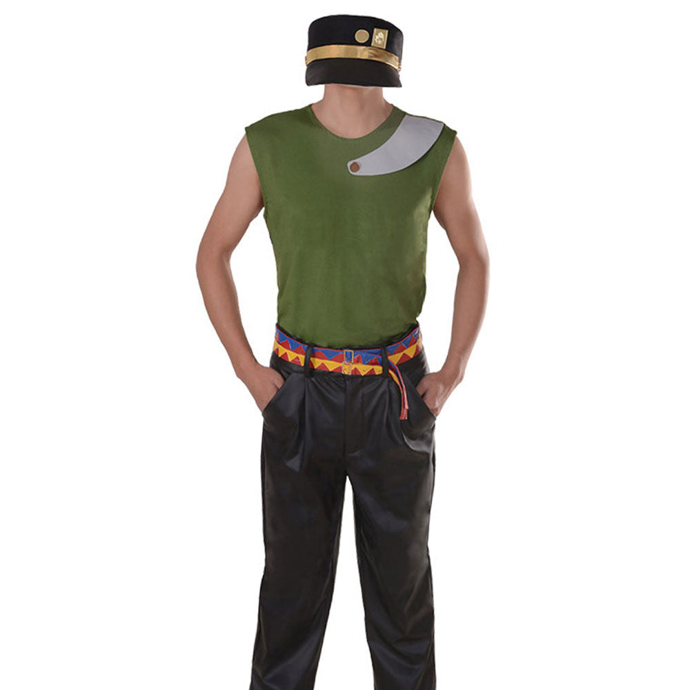 JoJo's Bizarre Adventure Kujo Jotaro Green Vest Cosplay Costume